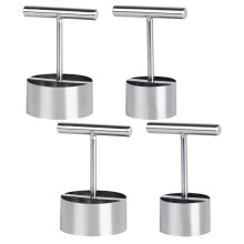 4Stk Metall Fruchtausstecher Ergonomische Birnenentkerne Fruchtzubehör