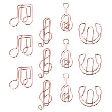 12 Musiknoten Büroklammern Lesezeichen Mix Style