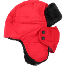 Basious Roter Fängerhut Herren Winter Schutzausrüstung
