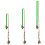 Dog Pole Funny Training Tuff Kleiner Anregender Grün 7