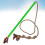 Dog Pole Funny Training Tuff Kleiner Anregender Grün 8