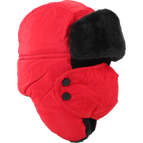 Basious Roter Fängerhut Herren Winter Schutzausrüstung 2