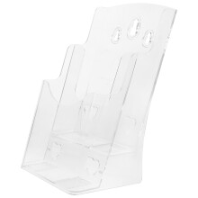 File Rack Clear Flyer Holder Wandhalterung Desktop Broschürenständer