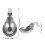 Desktop Löffel Halter Aus In Silber 1 2