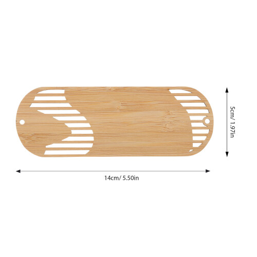 Hollow-Out Design Lesezeichen Aus Bambus 4 2