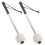 2Pièces Baguettes Drumsticks Maillets Feutre Acier Polyvalents 6