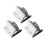 6teiliges Weißes Cummerbund Mit Magnet 5
