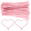 100Stk Riesige Rosa Chenille Stäbe Plüsch Für DIY Basteln 1