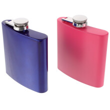 Edelstahl Taschenflasche Rosa Tragbar Für Bootsfahrten 2 Stk