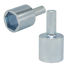 Raindrops 2 Stuks Sokkel Boor Jack Adapter 5,20X2,60X2,60 Cm