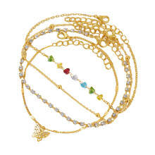 4 Grote Enkelsieraden Vrouwen Van Roestvrij Staal