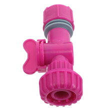 Pink Abs Wasserregulierventil Mit Armaturanschluss Für Garten