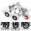 1 Auto Mover Zwenkrol Loopwielen Band 4