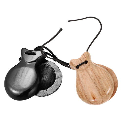 Castanet Klapstukken Hout 2 Stuks 2
