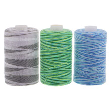 3 Stuks 1000 Yd Polyester Verloopgaren Voor Naaien En Knutselen
