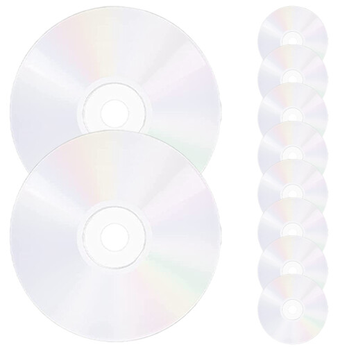 Cd Schijven Voor Knutselprojecten Transparant 10 Stuks