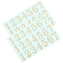 2 Stuks 3D Tong Drum Fonetische Label Plakkers Met Stickers