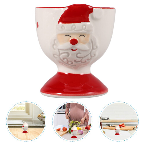 Santa Claus Keramische Eierbeker 1 Stuk 2