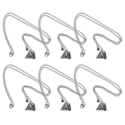 6 Pizzavorm Hanger Ketting Set