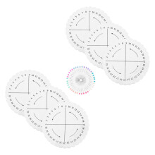 Braiding Disk Foam Board Met Pinnen Voor Macramé