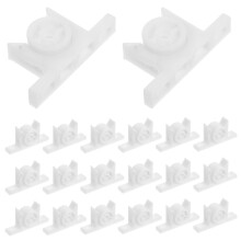 20Sets Präzise Kunststoff Schrankschnäpper Weiß Für Türen & Schubladen