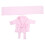Bath Pasgeborene Katoenen Badjas Roze 1 Set 1