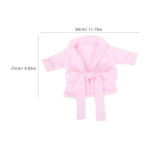 Bath Pasgeborene Katoenen Badjas Roze 1 Set 2