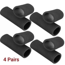 (4 Pairs)Universal Motorcycle Handlebar Sleeve Grip Foam Anti Slip Vibration Hand Grips Gloves Levers Cover Motorcycle Accessories