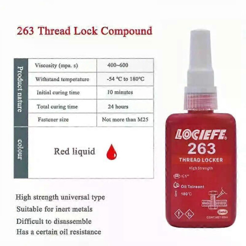 (263) Screw Glue Yonggu Loctite Full Range Of Thread Lockers Nuts Anti-loosening Screw Glue