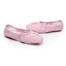 1 Paar Rosa Ballettschuhe Für Kinder Canvas, Atmungsaktiv