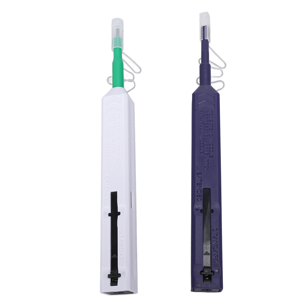 2Pcs Fiber Optic Cleaning Pen 180 Rotatable Press Lc Mu 2.5Mm Sc Fc 323163051451