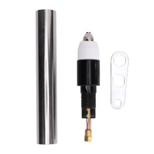 Plasma Cut Torch Head 1in Stainless Steel Straight Handle