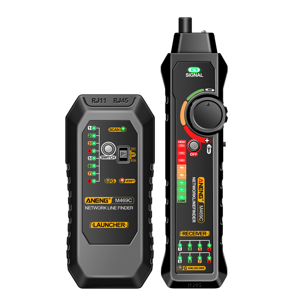 Aneng M469c Network Cable Finder Rj45/Rj11 Lan Tester Wire Tracker 323163053448