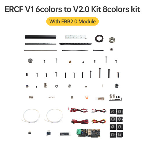 ERCF V1 6-8 Color Kit with ERB2.0 3D Printer Switch for Voro