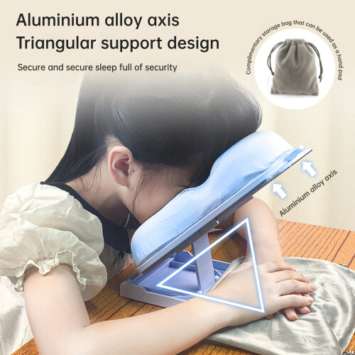 NBX Adjustable Desk Pillow for Students Office Headrest Soft 2