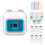 Mini Pocket Thermal Printer 7-Color LED BT Wireless 9 Paper Rolls 3