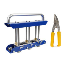 Edge Roller Bender Blue V-Shaped HSS Aluminum Roofing Tool