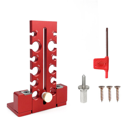 Dowel Maker Jig Kit Adjustable 7-18mm Electric Drill Wood Tool