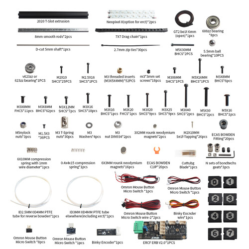 ERCF V1 6-8 Color Kit with ERB2.0 3D Printer Switch for Voro 2
