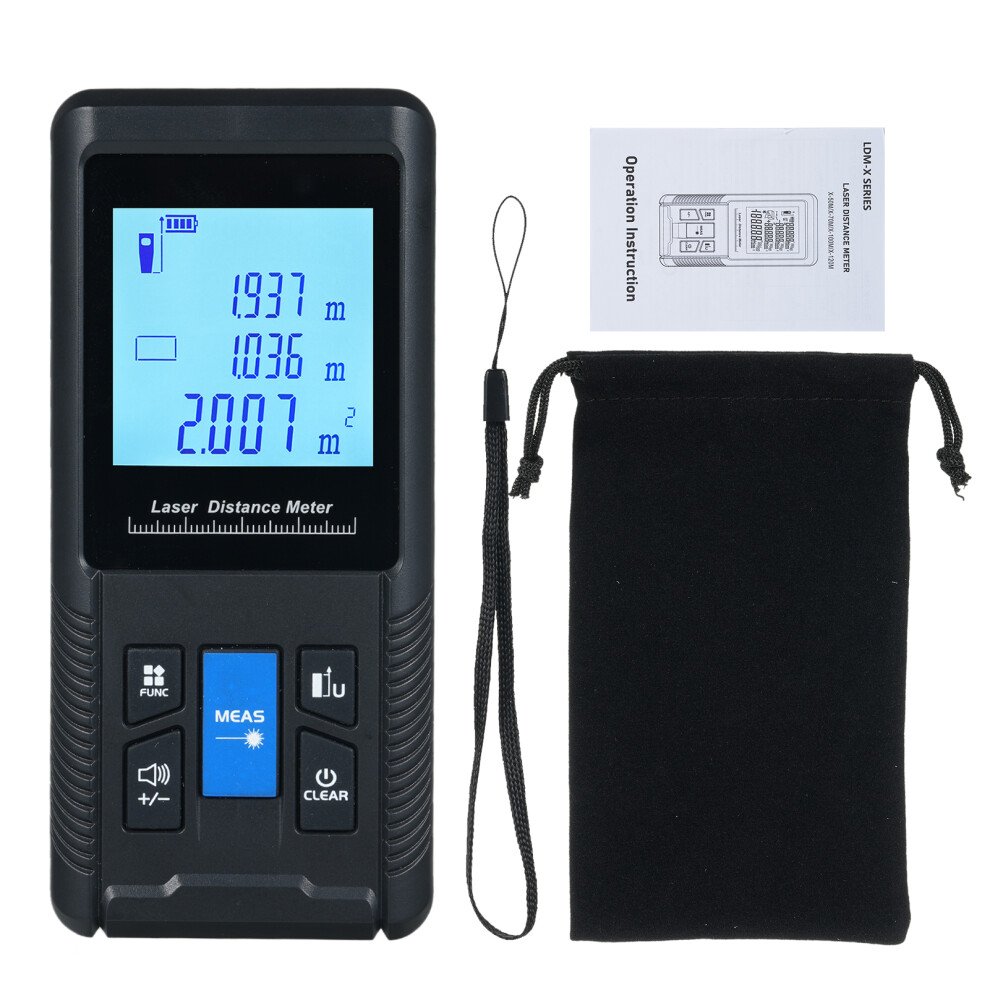Digital Laser Rangefinder 50M Smart Distance Meter Area Pythagoras 323163053950