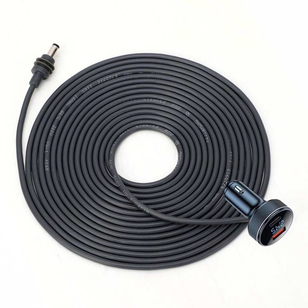 2M 18Awg Ip68 Waterproof Dc Power Cable With Voltage Display 323163050942