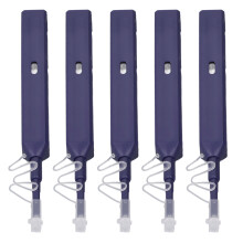 5Pcs Fiber Optic Cleaner Pen LC MU SC FC ST 1.25mm Ferrules 800+ Clean