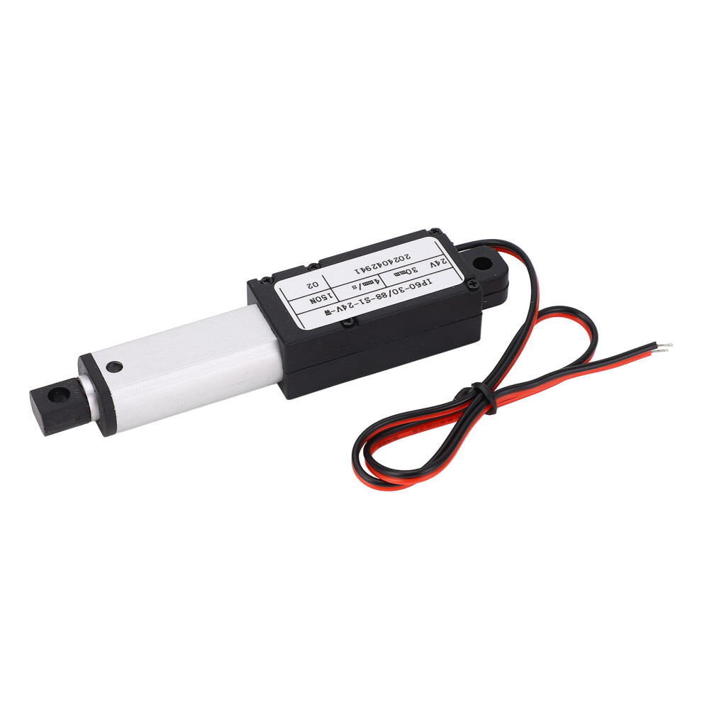 Electric Linear Actuator 30mm Stroke 4mm/s 150N IPX4 24V