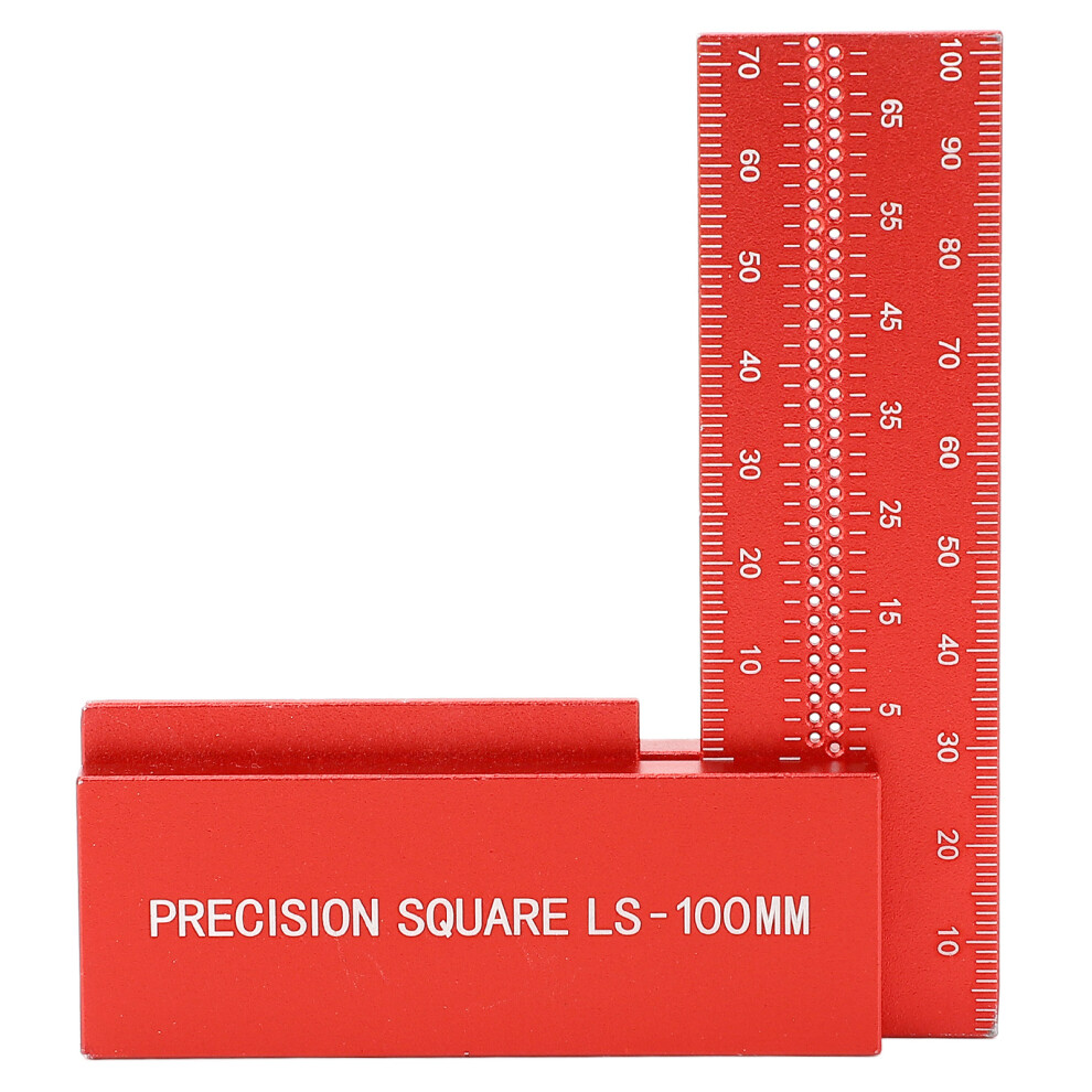 Machinist Square 100Mm Aluminium L Type Right Angle Ruler 323163056340