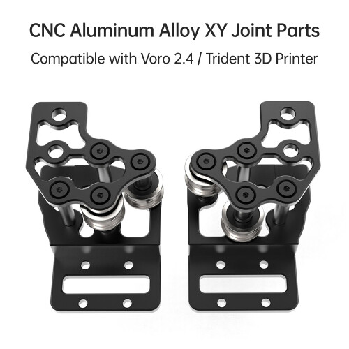 CNC Aluminum XY Joint for Voro 2.4 R2 Trident 3D Printer Light Strong 2