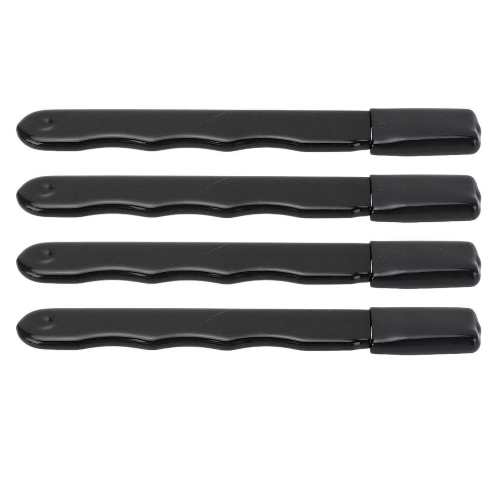 (Black Matte) 4Pcs Garden Tool Sharpener Mini Portable Pruner Hedge Shears Scissors 323163055091