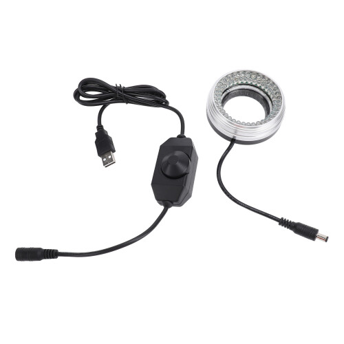 Microscope LED Circle Light 6500K 72 Beads Adjustable Brightness