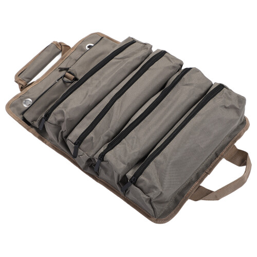 Tool Roll Up Bag 2 Pouches 4 Pockets Thickened Oxford 2