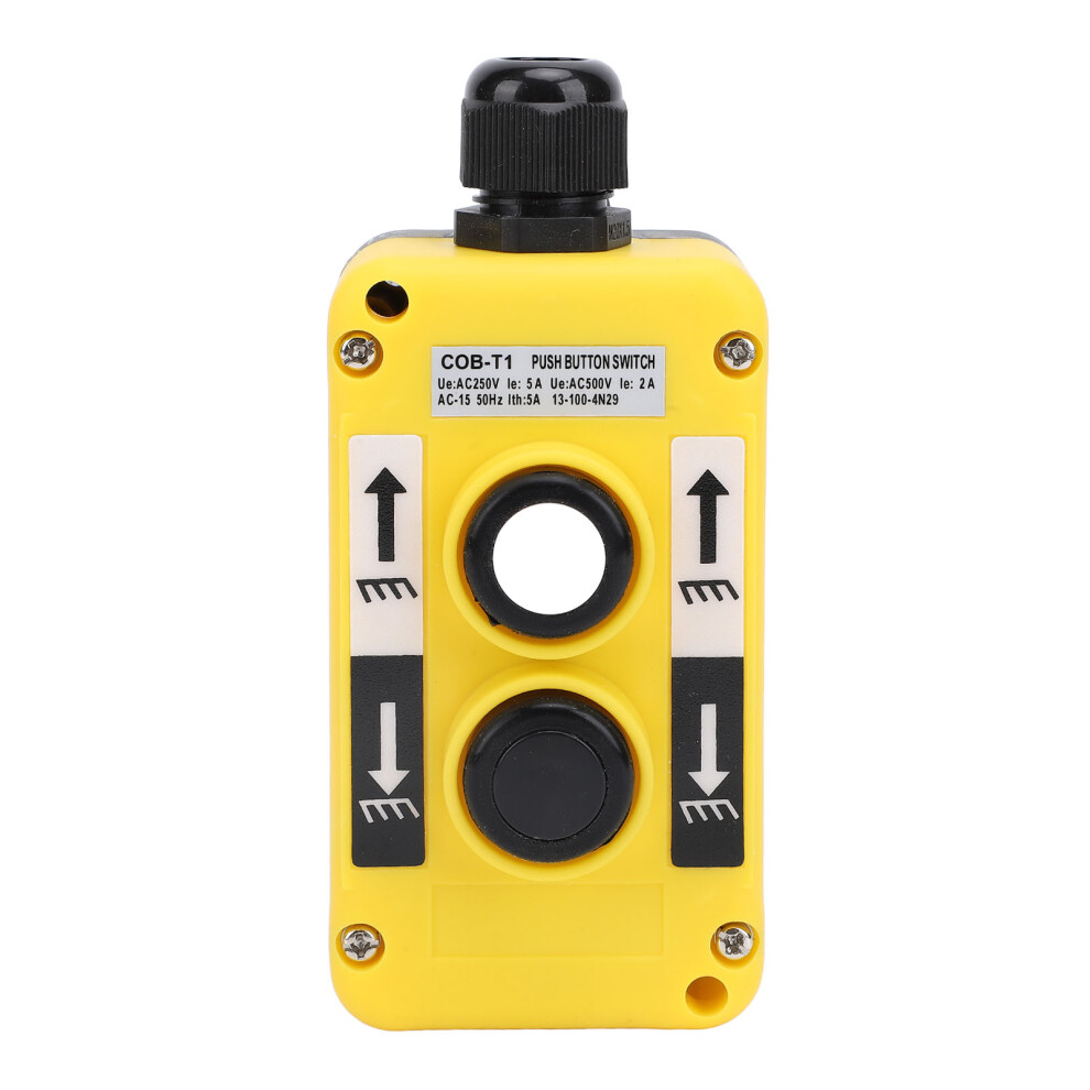 Electric Hoist Crane Pushbutton Switch Rainproof Ac250v 5A Cob-T1 323163055312