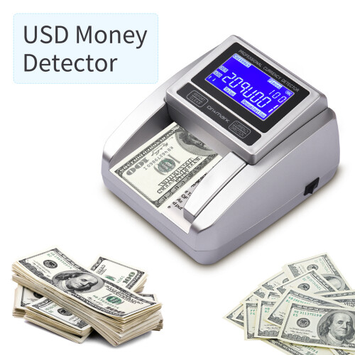 Portable UV/MG/IR Counterfeit Bill Detector with Value Counting 1